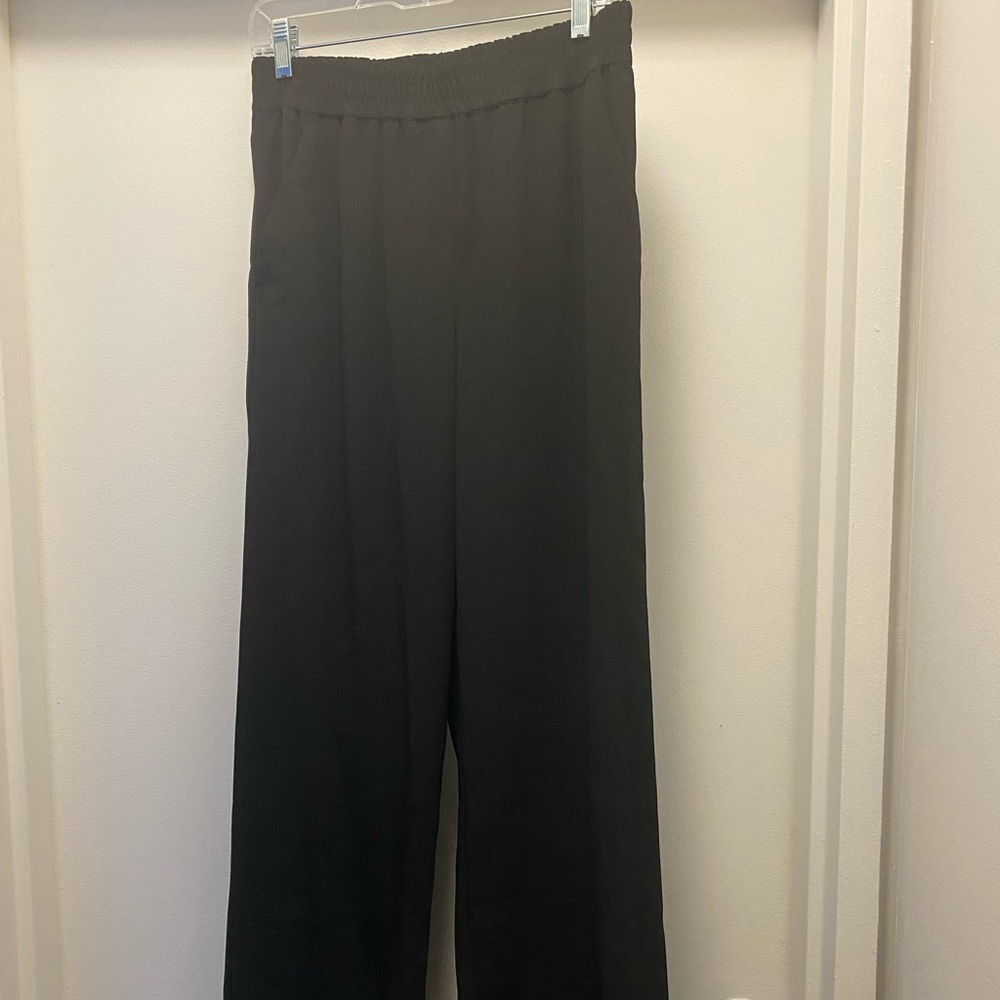 Loft wide leg chiffon pant - Picture 3 of 3